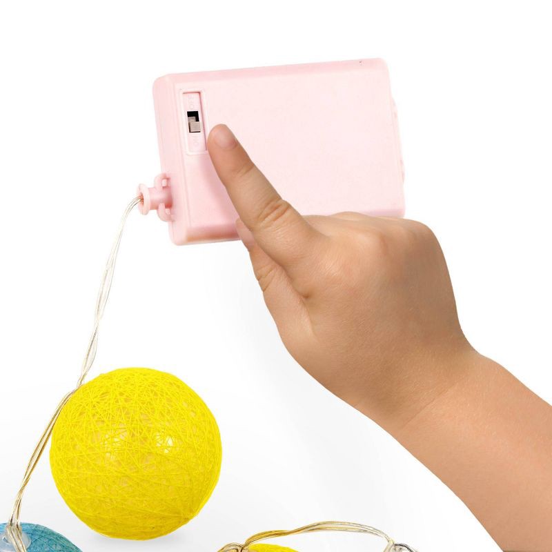 slide 4 of 8, Our Generation Suite Retreat Pink Kids' Play Tent with Globe String Lights & Pillow, 1 ct