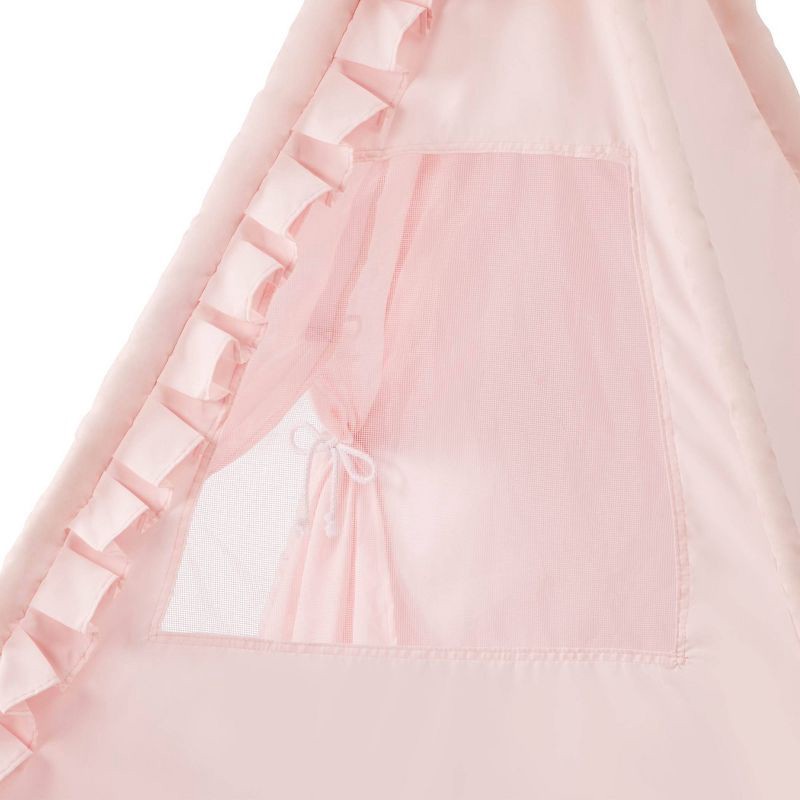 slide 6 of 8, Our Generation Suite Retreat Pink Kids' Play Tent with Globe String Lights & Pillow, 1 ct