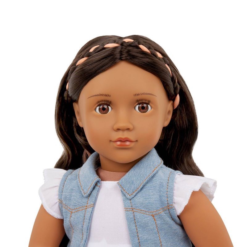slide 6 of 10, Our Generation Perla 18'' Hair Grow Doll & Styling Accessories Set, 1 ct