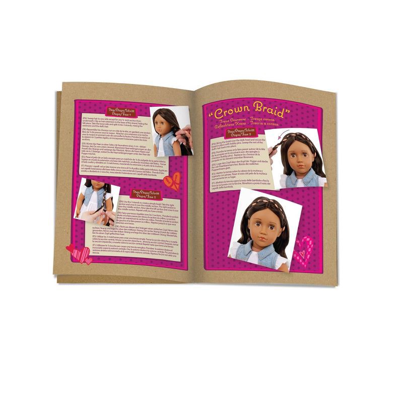 slide 7 of 10, Our Generation Perla 18'' Hair Grow Doll & Styling Accessories Set, 1 ct
