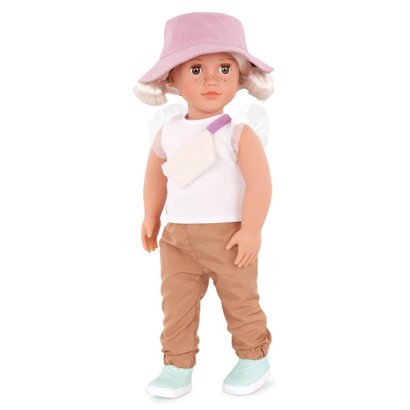 slide 3 of 4, Our Generation Ready to Roam Bucket Hat & Crossbody Bag Outfit for 18'' Dolls, 1 ct