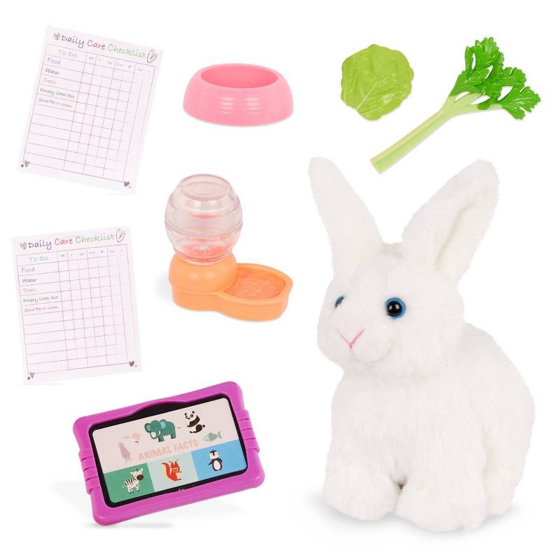slide 7 of 9, Our Generation Tabby Posable 18'' Doll with Pet Bunny Plush & Storybook Set, 1 ct