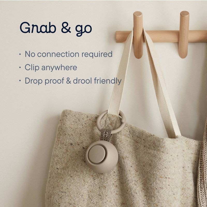 slide 9 of 10, Hatch Go - Portable USB Sound Machine for Babies and Kids' - Putty, 1 ct