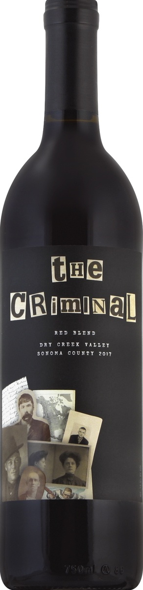 slide 2 of 2, The Criminal Red Blend, 750 ml
