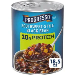 Progresso High Protein Southwest style Black Bean Soup - 18.5oz