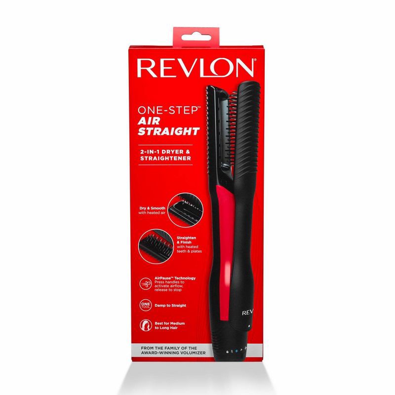 slide 4 of 5, Revlon One-Step Air Straight, 1 ct