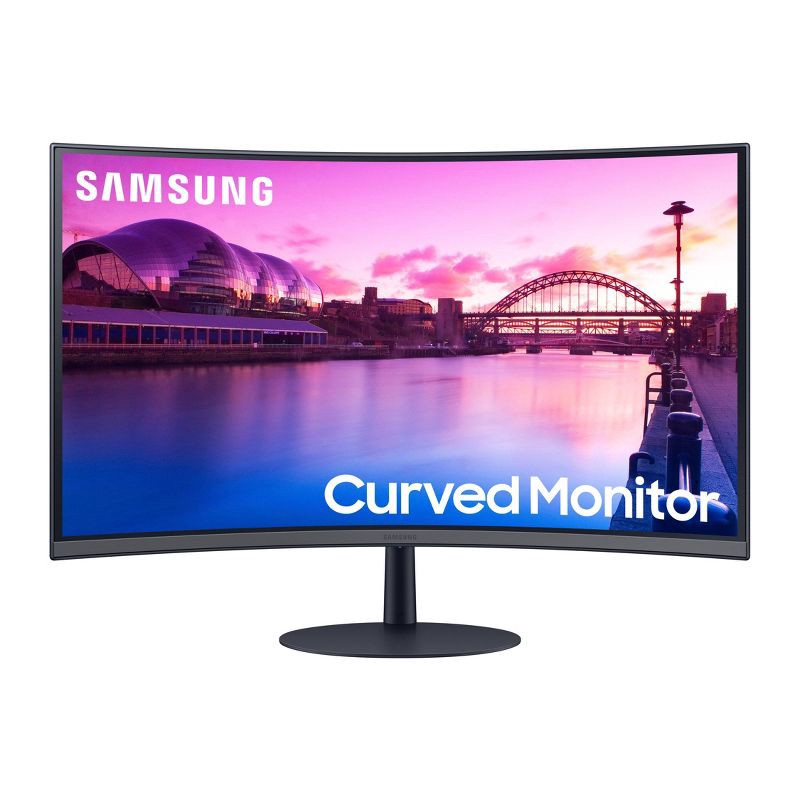 slide 1 of 13, Samsung - 27" 1000R 75Hz Curved FHD Monitor with Speakers, 1 ct