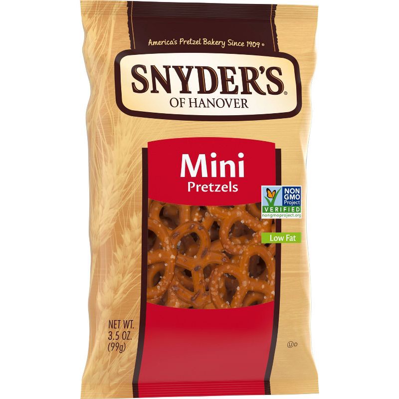 slide 3 of 6, Snyder's of Hanover Mini Pretzels - 3.5oz, 3.5 oz
