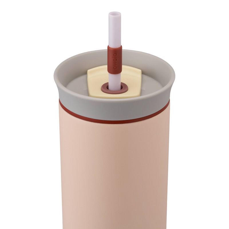 slide 3 of 9, Owala 24oz Stainless Steel Straw Tumbler - Sandy Shores, 24 oz