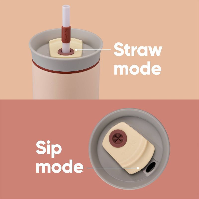 slide 9 of 9, Owala 24oz Stainless Steel Straw Tumbler - Sandy Shores, 24 oz