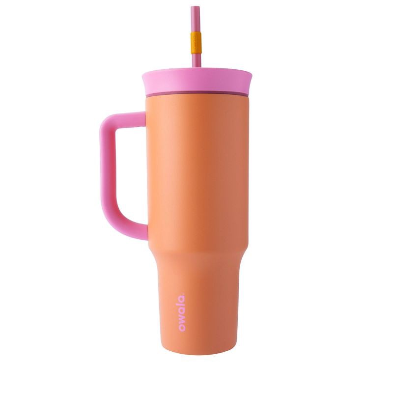 slide 1 of 4, Owala 40oz Stainless Steel Straw Tumbler - Tangy Tango, 40 oz