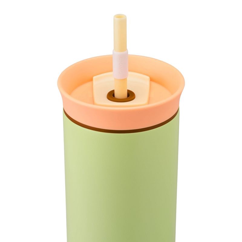 slide 3 of 9, Owala 24oz Stainless Steel Straw Tumbler - Lime Light, 24 oz