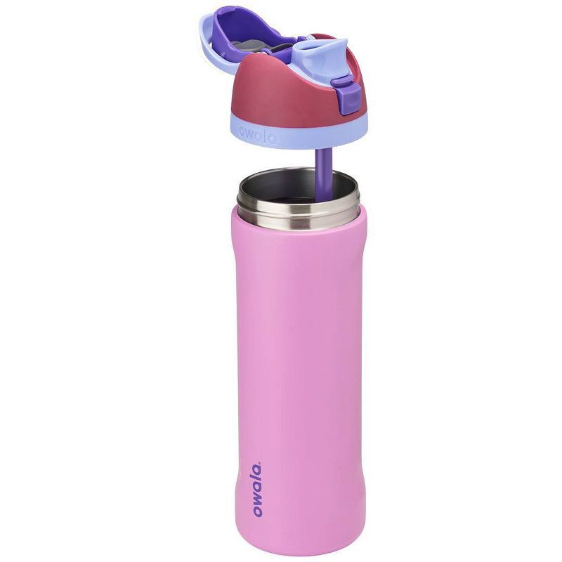 slide 2 of 6, Owala 24oz FreeSip Stainless Steel Water Bottle - Electric Orchid, 24 oz