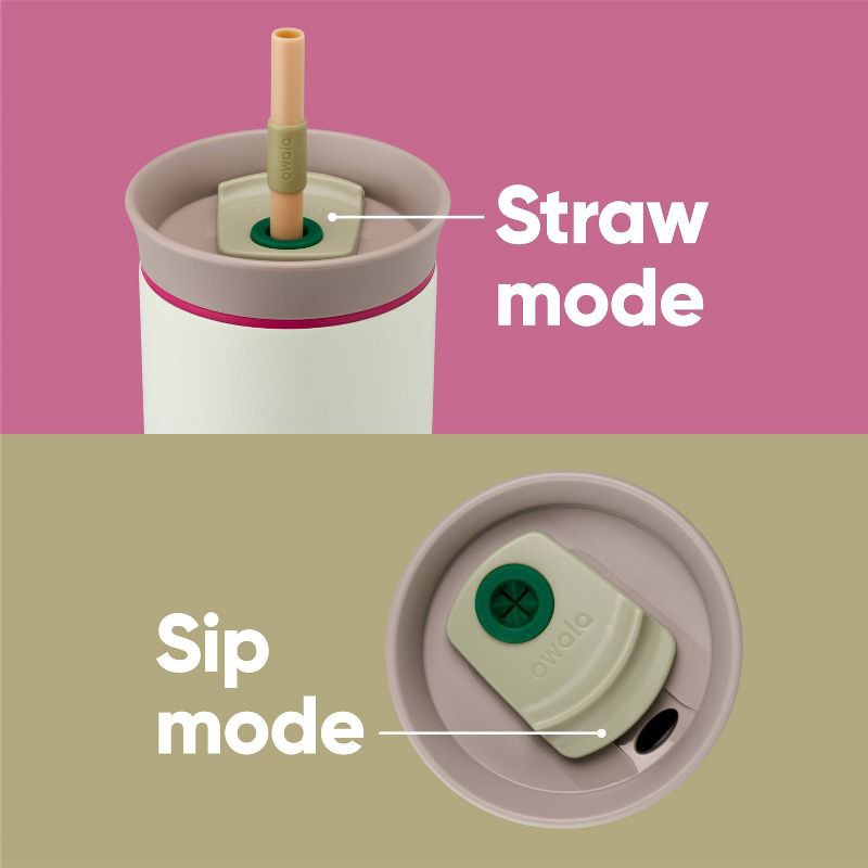 slide 8 of 9, Owala 24oz Stainless Steel Straw Tumbler - Alpine Sport, 24 oz