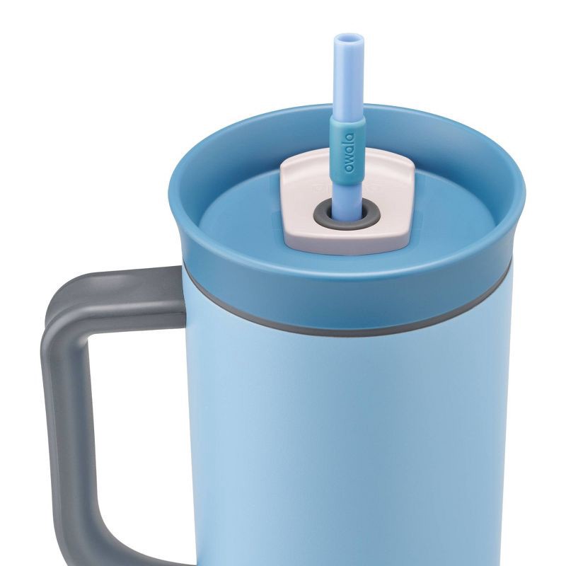 slide 3 of 4, Owala 40oz Stainless Steel Straw Tumbler - Rainstorm, 40 oz