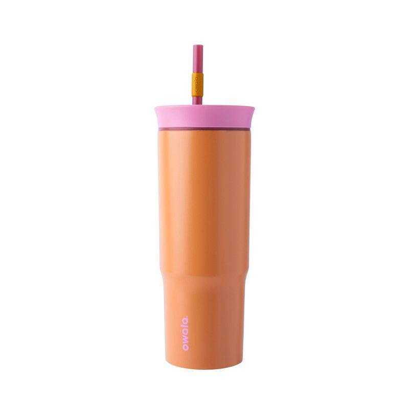 slide 1 of 9, Owala 24oz Stainless Steel Straw Tumbler - Tangy Tango, 24 oz