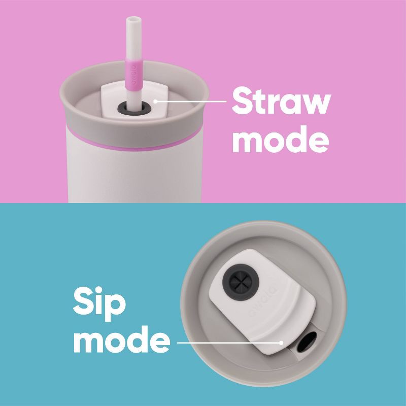 slide 8 of 9, Owala 24oz Stainless Steel Straw Tumbler - Sleek, 24 oz