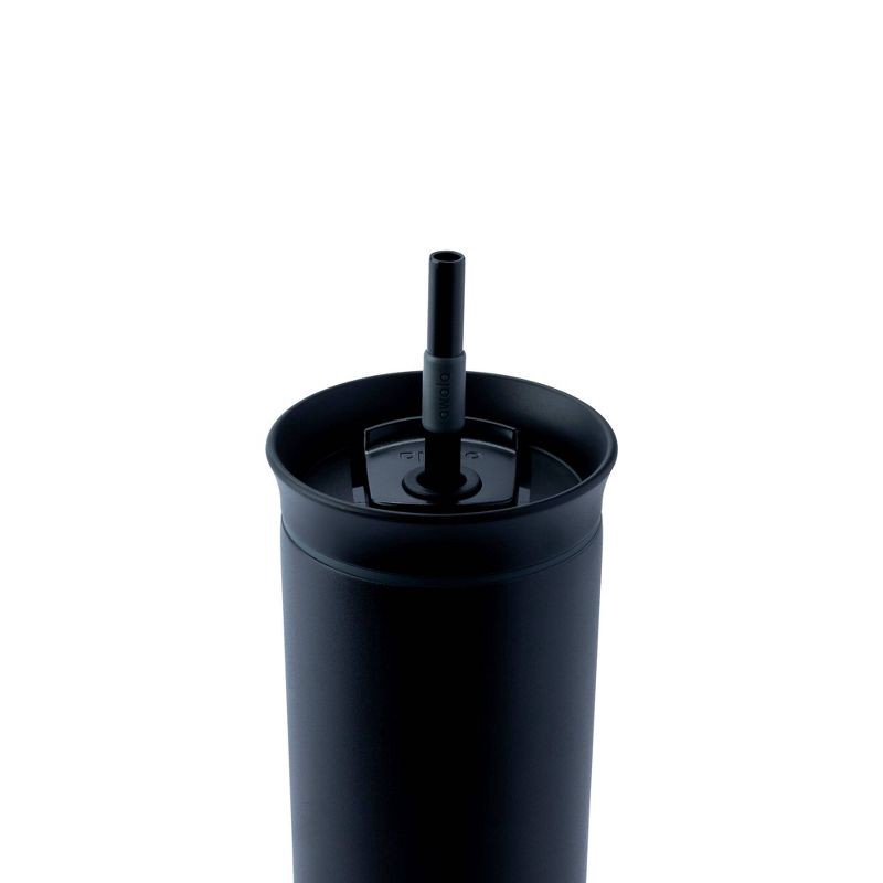 slide 3 of 9, Owala 24oz Stainless Steel Straw Tumbler - Very Very Dark, 24 oz