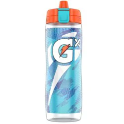 Gatorade GX 30oz Plastic Water Bottle - Frost: Non-Slip Grip, BPA-Free, Screw-On Lid, Portable Drinkware