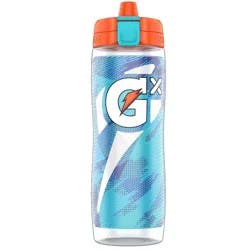 Gatorade GX 30oz Plastic Water Bottle - Frost: Non-Slip Grip, BPA-Free, Screw-On Lid, Portable Drinkware