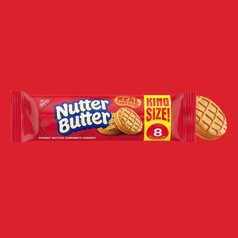 slide 3 of 15, Nutter Butter King Size Peanut Butter Sandwich Cookies - 3.5oz, 3.5 oz