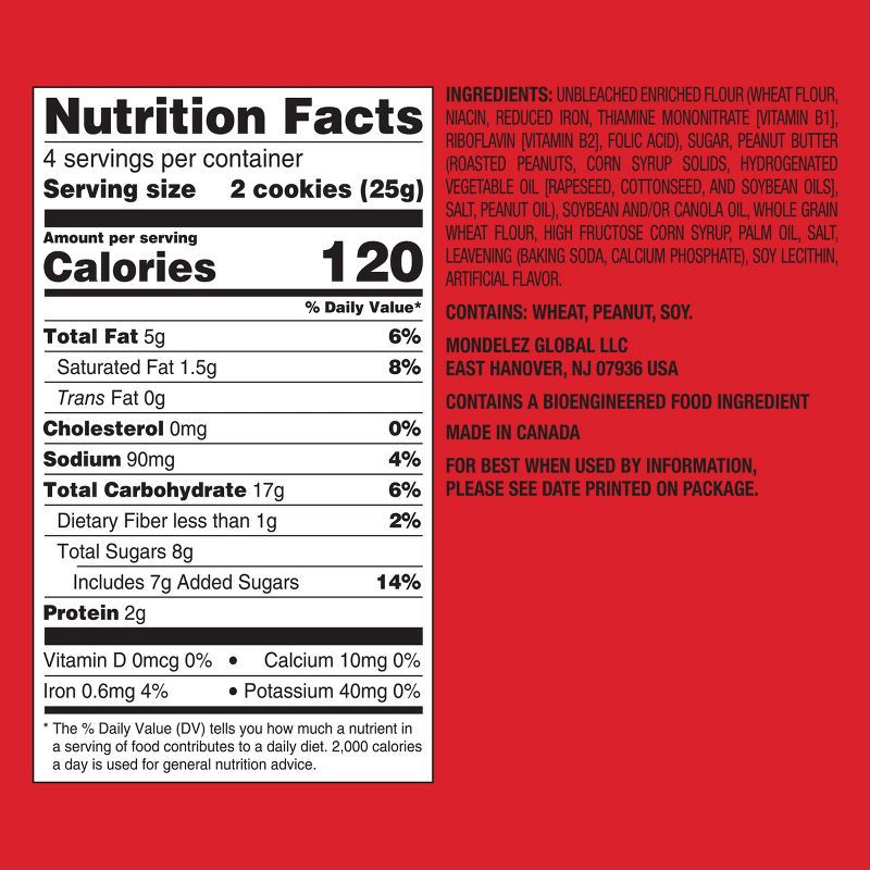 slide 5 of 15, Nutter Butter King Size Peanut Butter Sandwich Cookies - 3.5oz, 3.5 oz