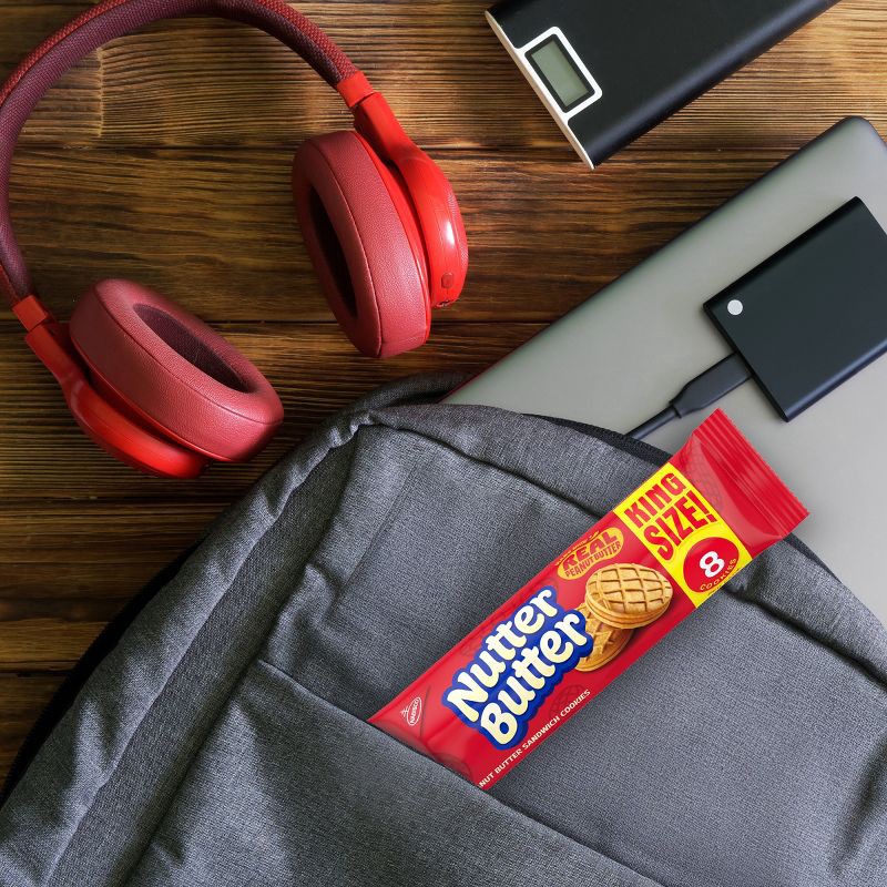 slide 6 of 15, Nutter Butter King Size Peanut Butter Sandwich Cookies - 3.5oz, 3.5 oz