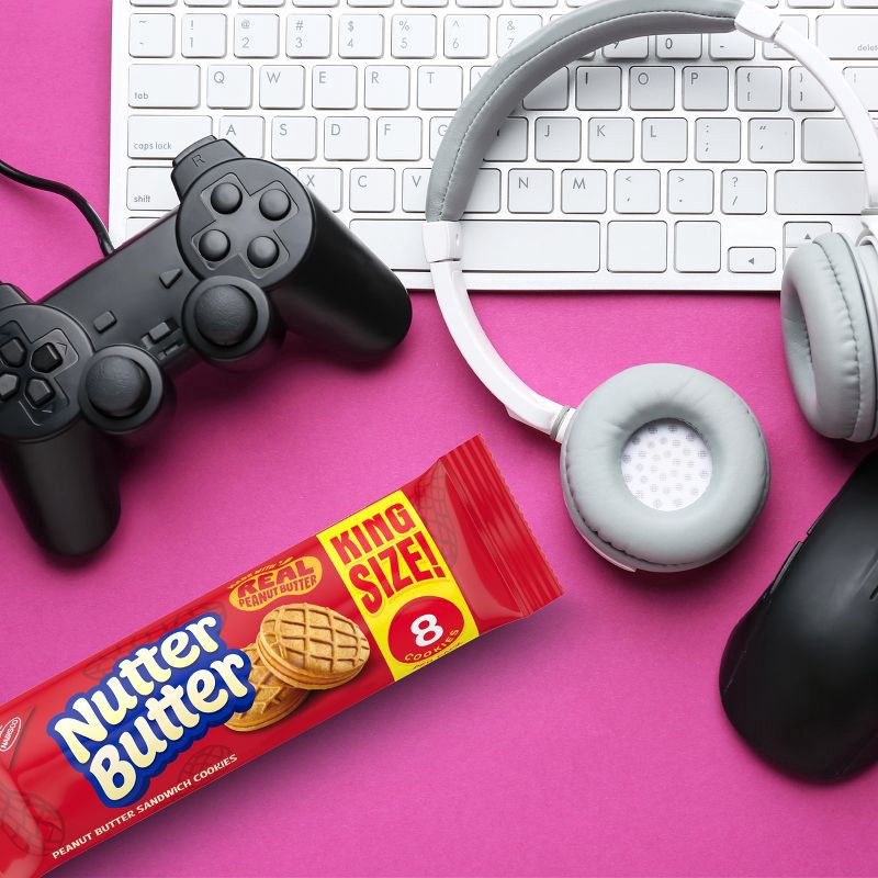 slide 7 of 15, Nutter Butter King Size Peanut Butter Sandwich Cookies - 3.5oz, 3.5 oz
