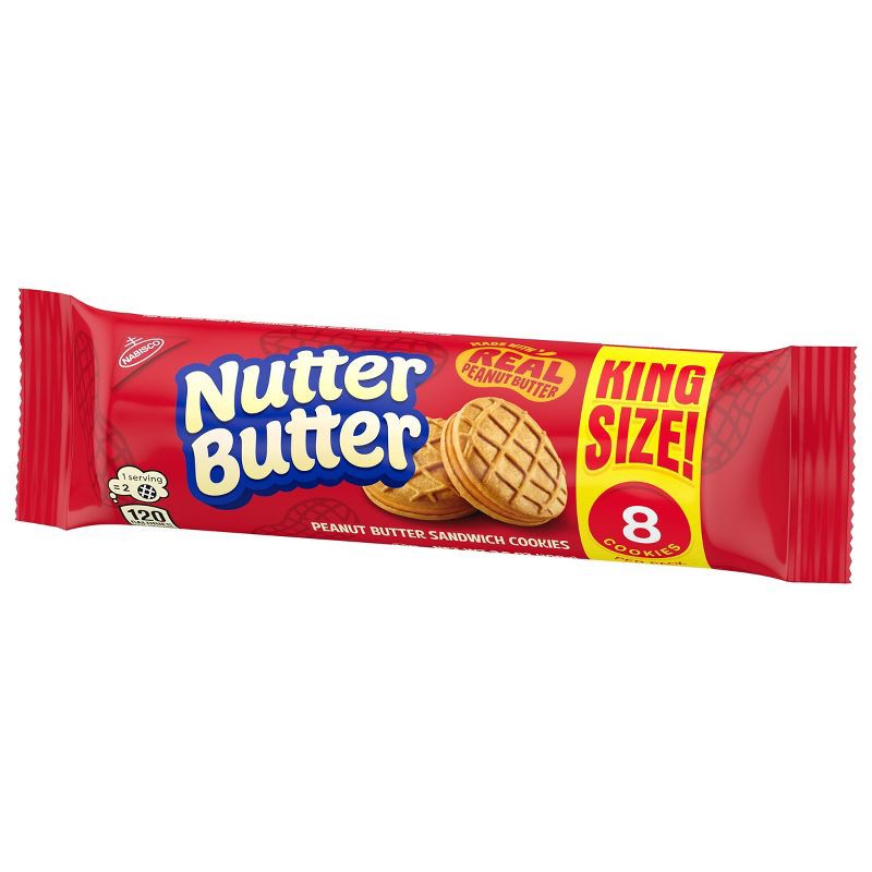 slide 11 of 15, Nutter Butter King Size Peanut Butter Sandwich Cookies - 3.5oz, 3.5 oz