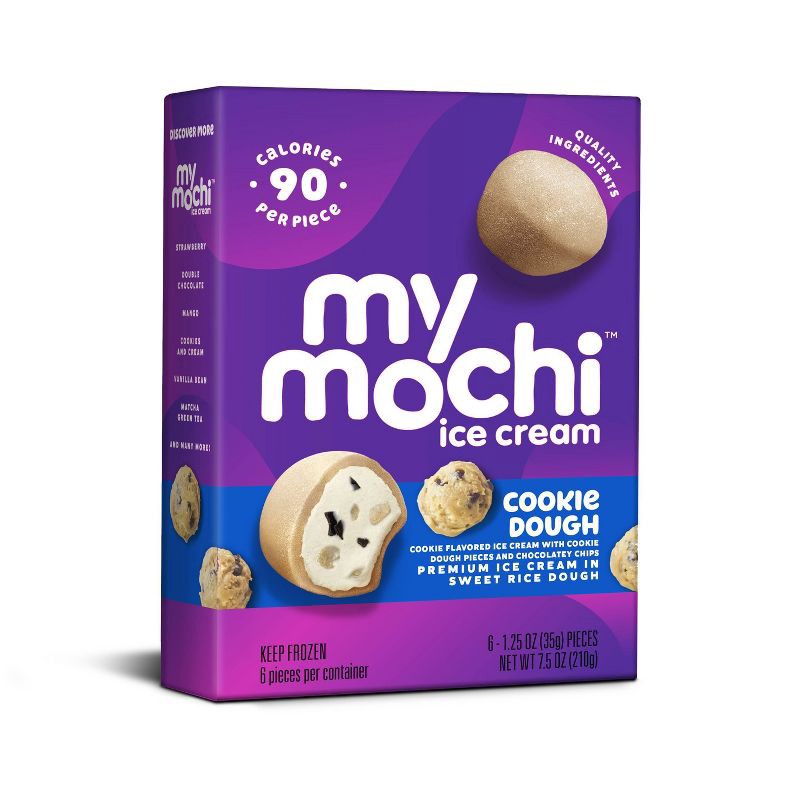 slide 2 of 3, My/Mochi Frozen Cookie Dough - 7.5oz/6pk, 6 ct; 7.5 oz