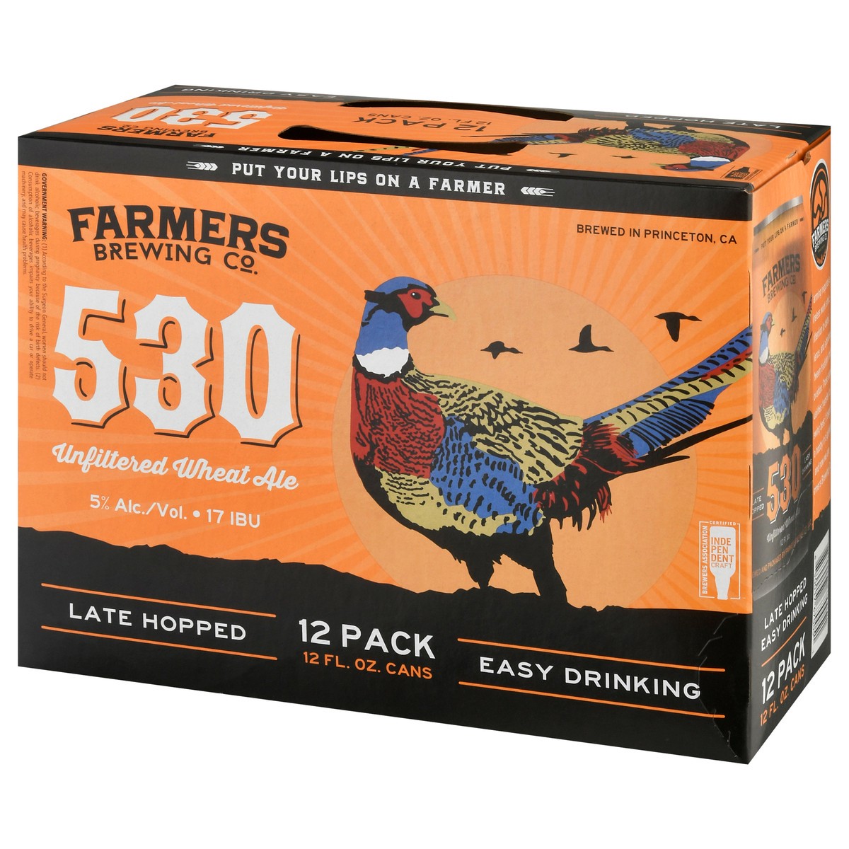 slide 5 of 12, Farmers Brewing Co. 530 Unfiltered Wheat Ale Beer 12-12 fl oz Cans, 12 ct