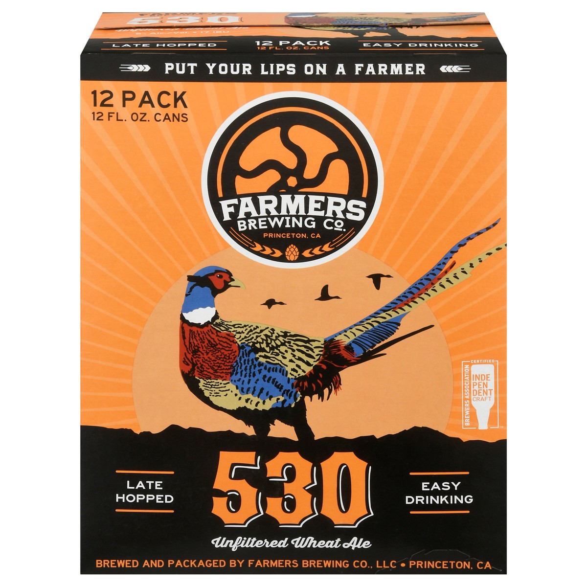 slide 4 of 12, Farmers Brewing Co. 530 Unfiltered Wheat Ale Beer 12-12 fl oz Cans, 12 ct