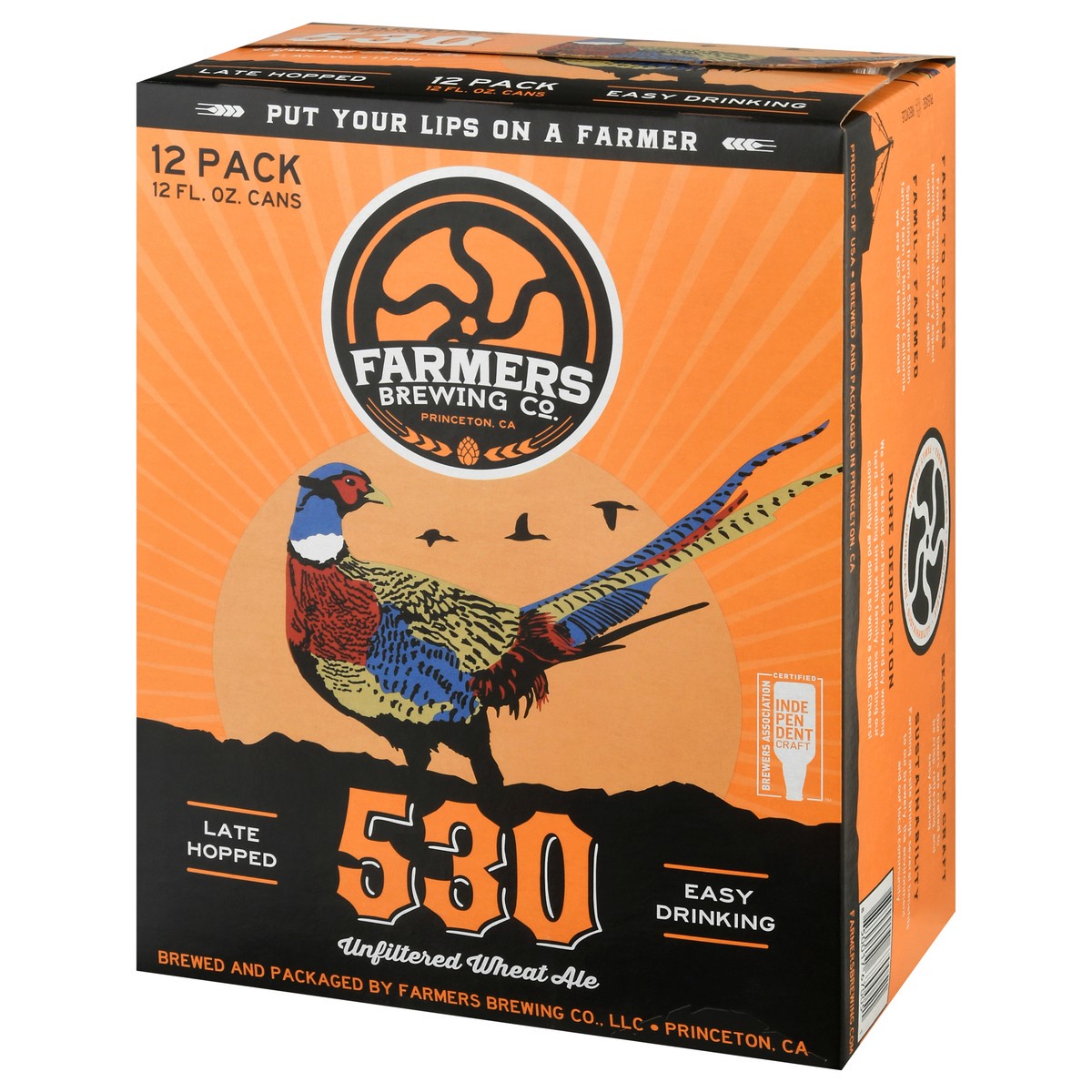 slide 7 of 12, Farmers Brewing Co. 530 Unfiltered Wheat Ale Beer 12-12 fl oz Cans, 12 ct