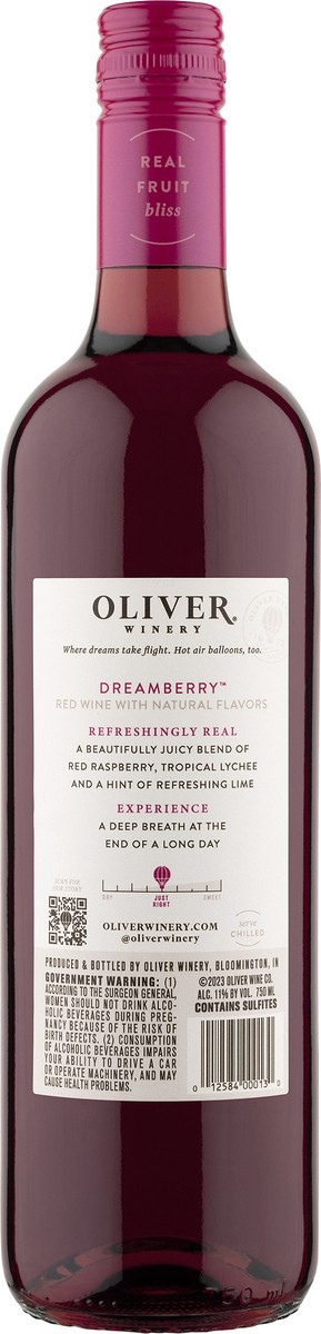 slide 3 of 5, Oliver Winery Dreamberry Wine 750mL, 750 ml