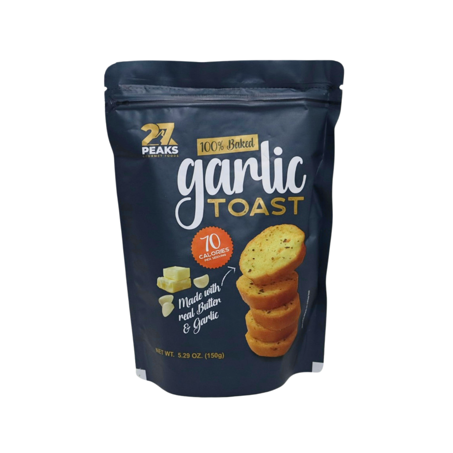 slide 1 of 3, 27 Peaks Garlic Toast, 5.3 oz