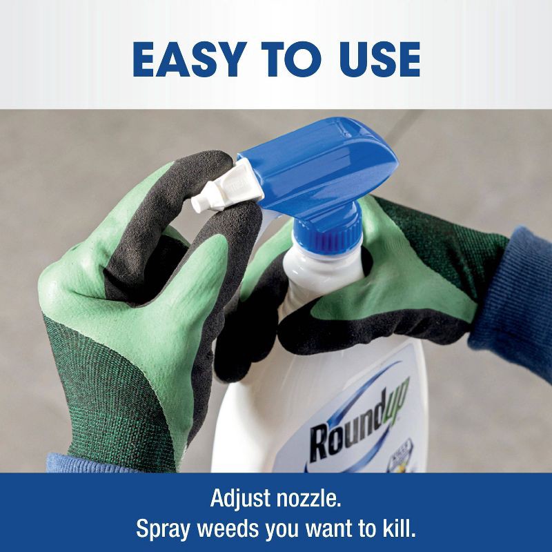 slide 10 of 16, Roundup Weed & Grass Killer RTU Trigger Herbicide 24oz, 24 oz