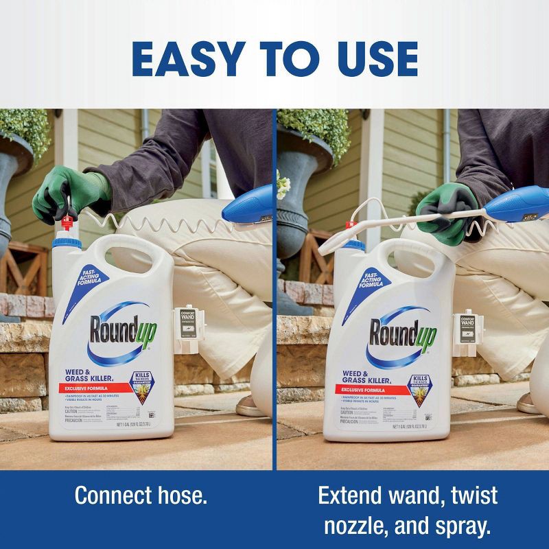 slide 10 of 16, Roundup Weed & Grass Killer RTU Wand 128oz, 128 oz