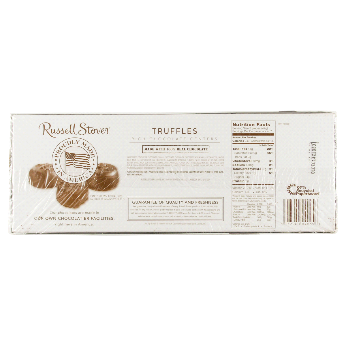 slide 2 of 2, Russell Stover Rich Chocolate Centers Truffles, 12 oz