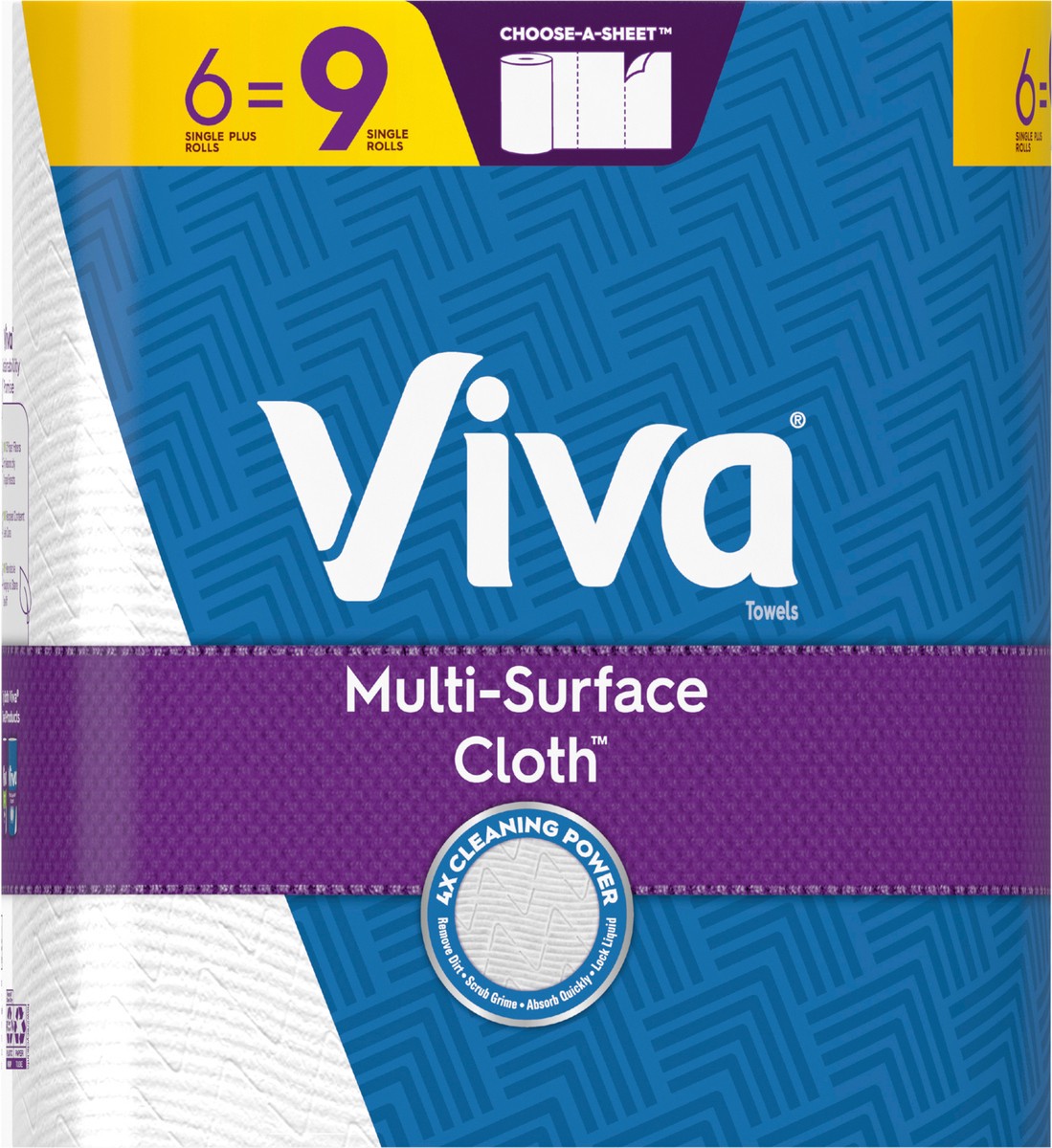 slide 12 of 12, Viva Multi-Surface Cloth Paper Towels, 6 Big Rolls, 83 Sheets Per Roll, 6 ct