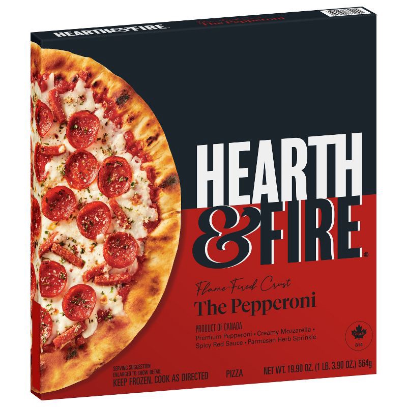 slide 9 of 9, HEARTH & FIRE Premium Frozen Pizza The Pepperoni - 19.9oz, 19.9 oz