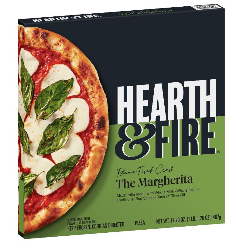 slide 9 of 9, HEARTH & FIRE Premium Frozen Pizza The Margherita - 17.2oz, 17.2 oz