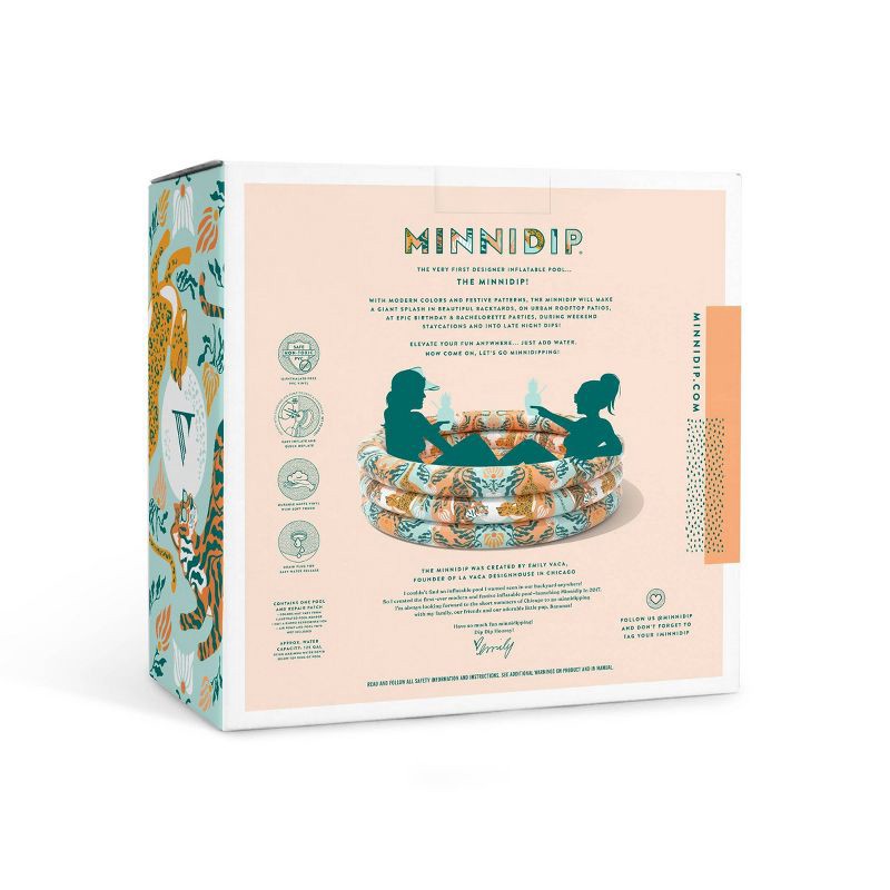 slide 5 of 7, MINNIDIP Pool - Jungle Oasis, 1 ct