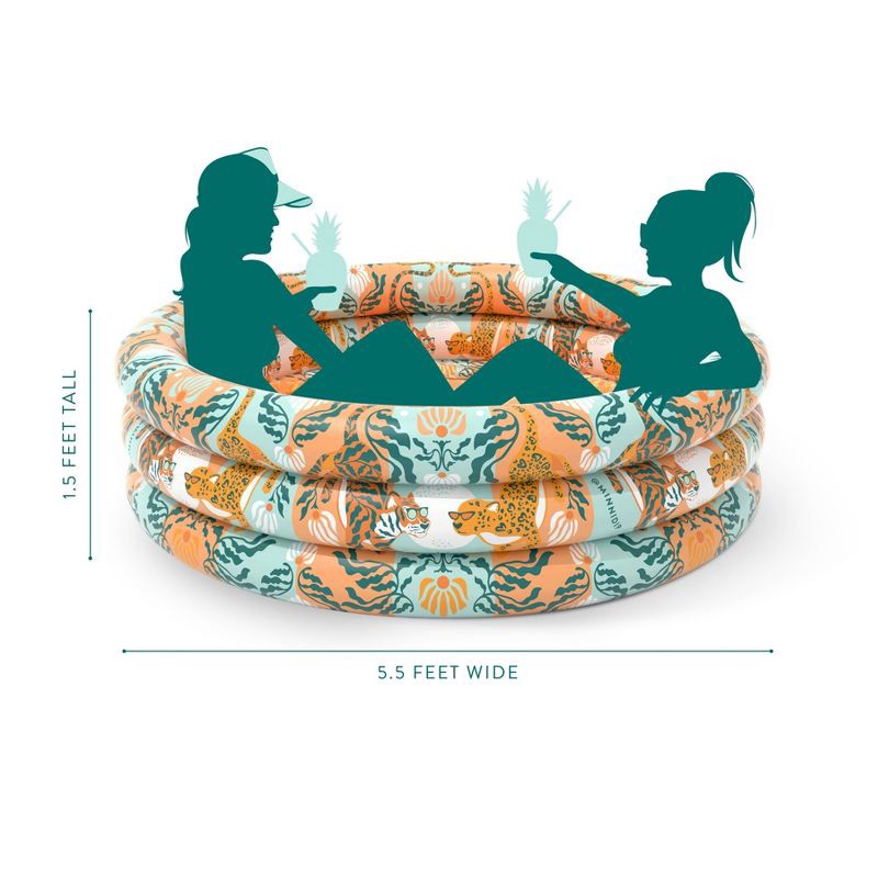 slide 2 of 7, MINNIDIP Pool - Jungle Oasis, 1 ct