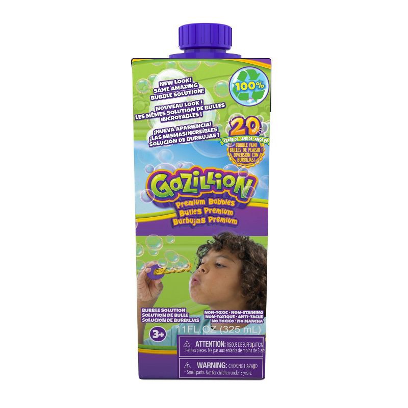 slide 1 of 4, Gazillion Premium Bubbles Boxed Solution - 11oz, 11 oz