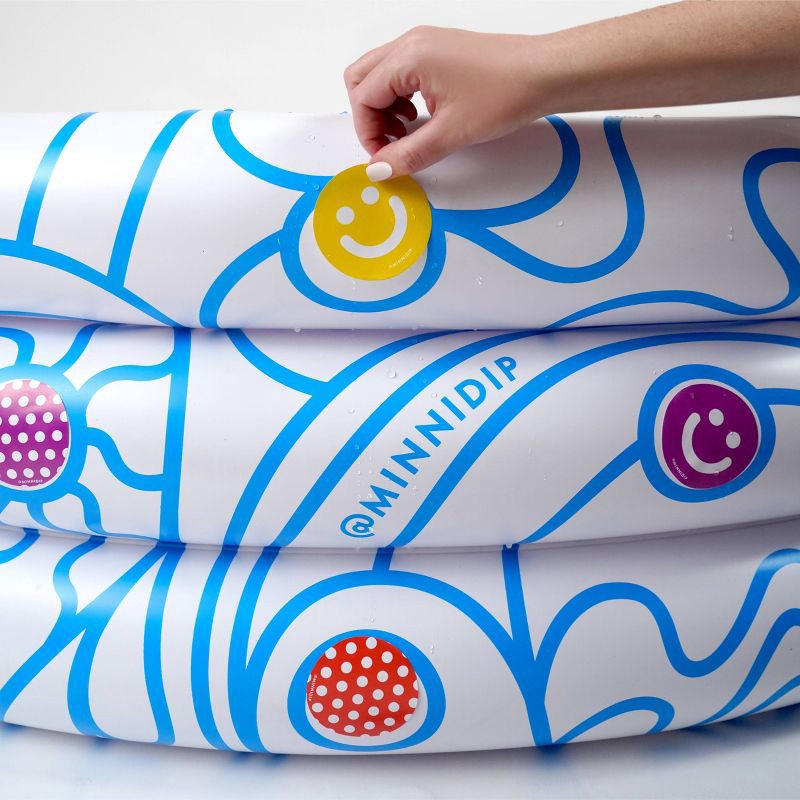 slide 3 of 9, MINNIDIP Pool All Smiles and Waves with Pool - Fl Air, 1 ct