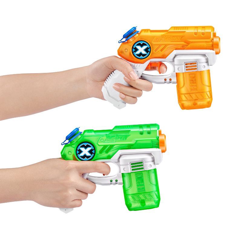 slide 12 of 13, XSHOT Water Stealth Soaker 4pk Water Blasters by ZURU: Kids Ages 5+ Plastic Toy, 4 ct
