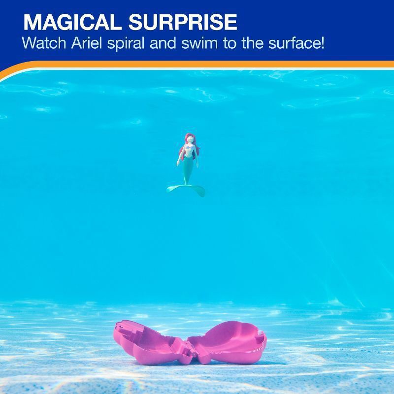 slide 3 of 6, Swimways Ariel Dive N Surprise: Disney Pool Games for Kids, Ages 5+, 1 ct