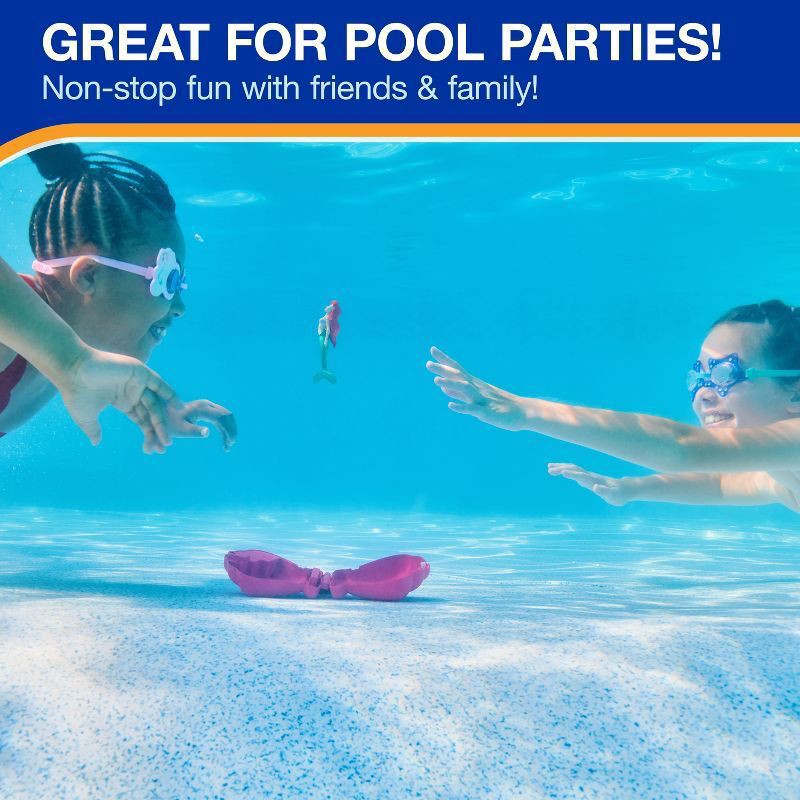 slide 6 of 6, Swimways Ariel Dive N Surprise: Disney Pool Games for Kids, Ages 5+, 1 ct