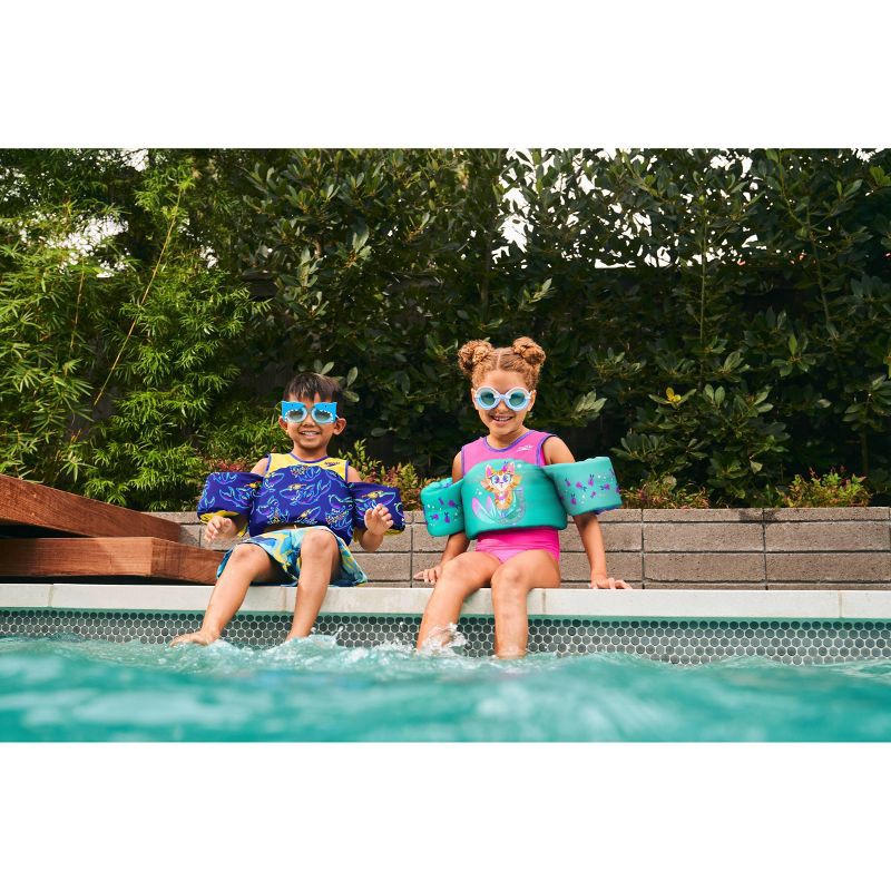 slide 4 of 6, Speedo Kids' Sunny Vibes Swim Goggles - Rainbow: Ages 3-6, Latex-Free, Anti-Fog, 1 ct