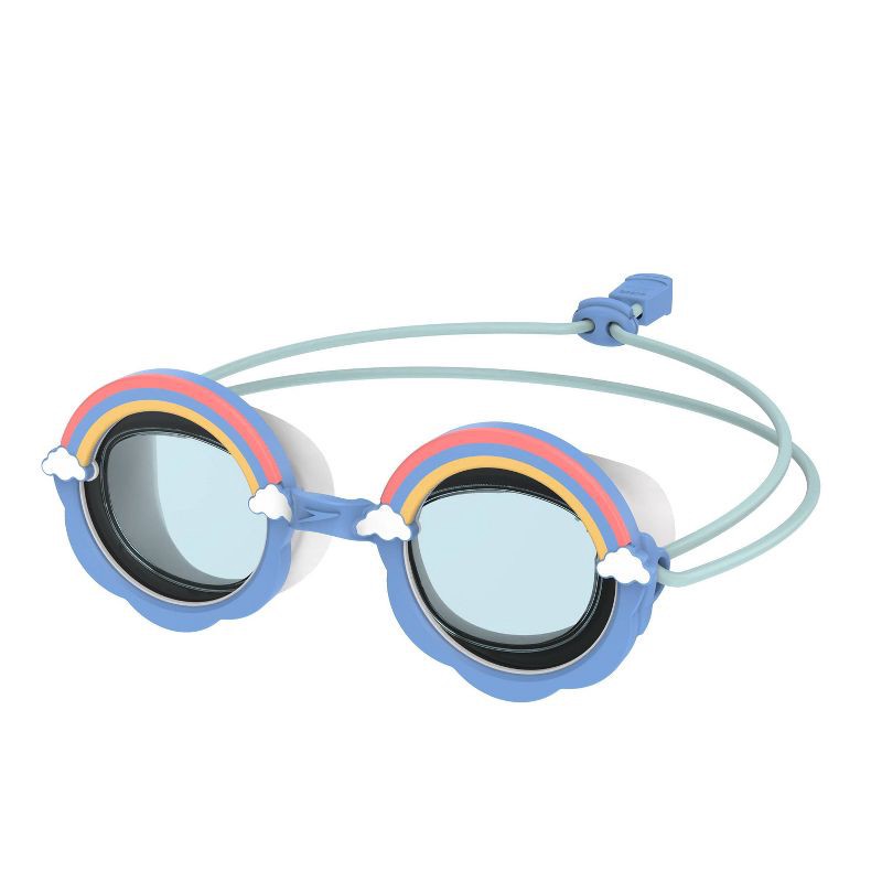 slide 1 of 6, Speedo Kids' Sunny Vibes Swim Goggles - Rainbow: Ages 3-6, Latex-Free, Anti-Fog, 1 ct